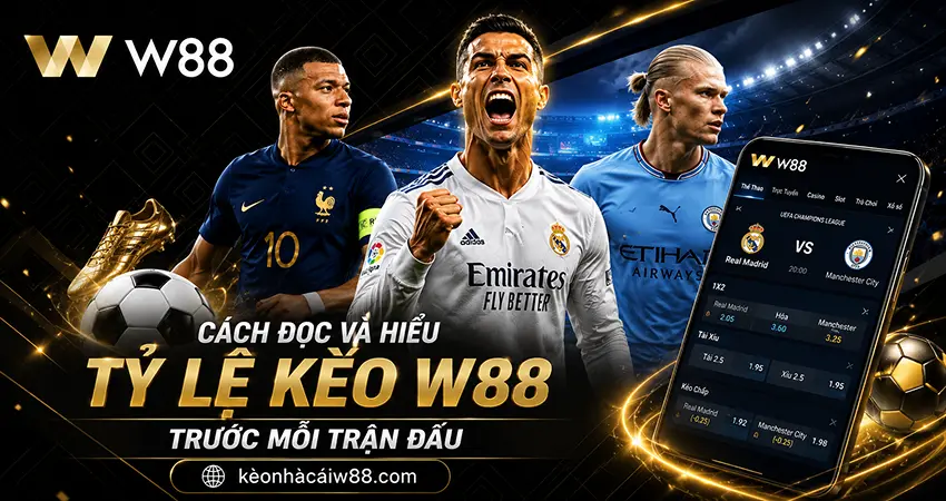 Cách Đọc Và Hiểu Tỷ Lệ Kèo W88 Trước Mỗi Trận Đấu