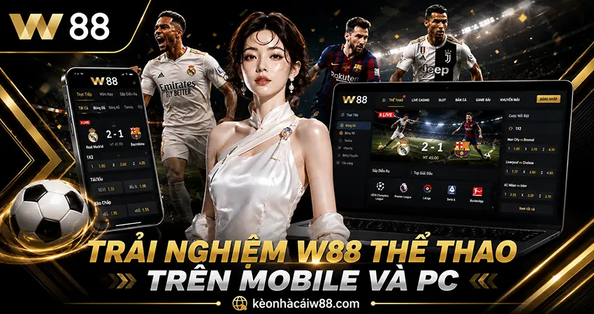 Trải Nghiệm W88 Thể Thao Trên Mobile Và PC